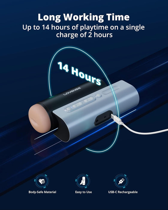 Solace Pro – Automatinis vyrams skirtas masturbatorius su App valdymu ir KI sistema