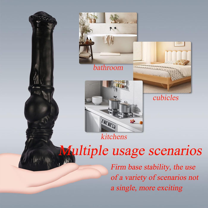 Realistic 38 cm Large Anal Dildo with Strong Suction Cup