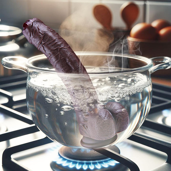 26,3 cm realistiškas judantis silikoninis dildo su stora priekinės odelės imitacija ir stipriu siurbtuku