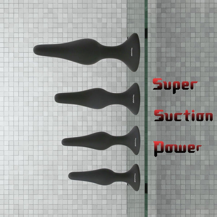 Five-Piece Medical Grade Silicone Anal Plug Set for Comfort