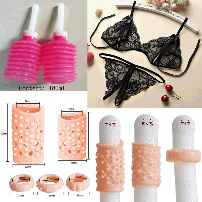 SM Bondage Rinkinys su Silikoniniu Analiniu Kaiščiu – 41 Detalė Jūsų Malonumui