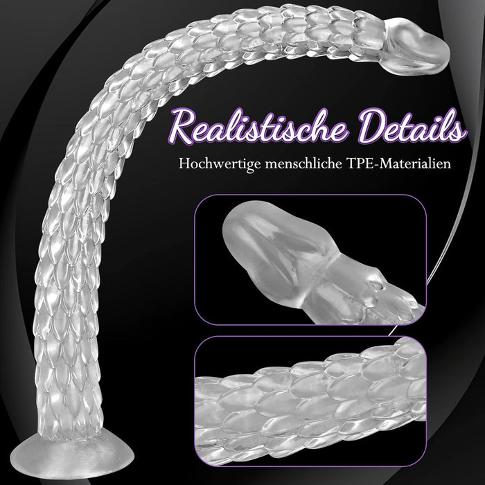 48 cm realistic XXL TPE dildo with strong suction base for women and men