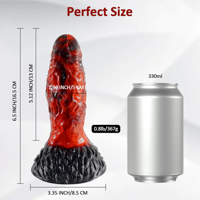 16.5 cm Realistic silicone dildo for beginners with strong suction base