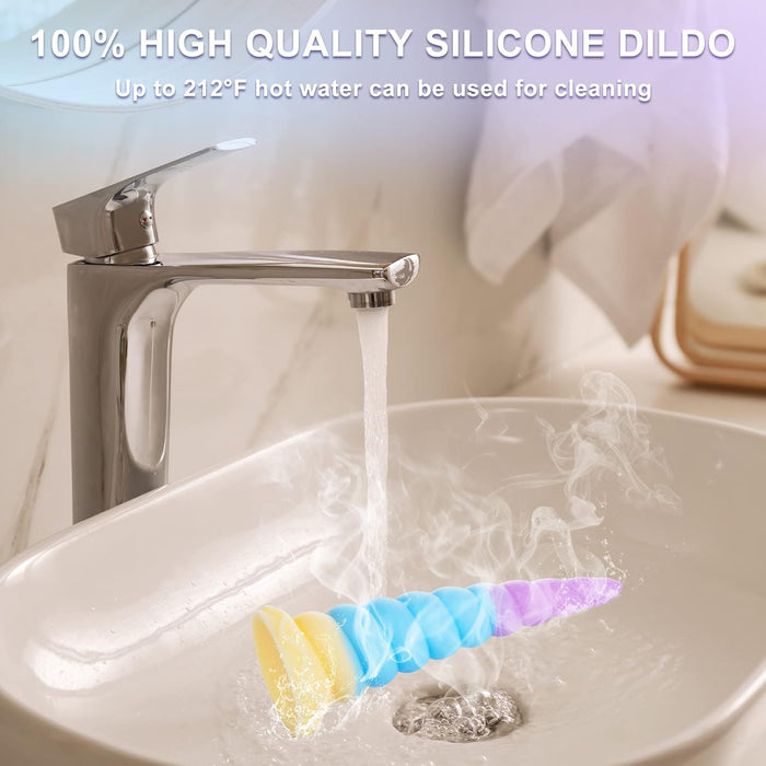 19 cm Realistinis Pradedančiųjų Dildo su Stipria Prisiurbimo Padas