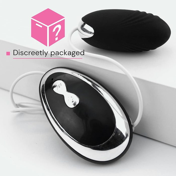 Kompaktiškas vibro kiaušinis su 10 vibracijos režimų ir nuotolinio valdymo pulteliu