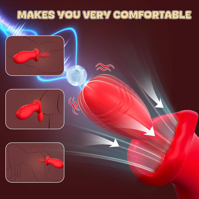 Universal 2-in-1 Clitoral and G-spot Massager with 3 Suction and 10 Vibration Modes