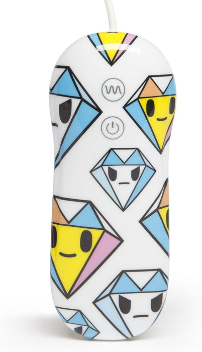 Tokidoki Violetinis Silikoninis Diamond Vibratorius su Nuotoliniu Valdymu