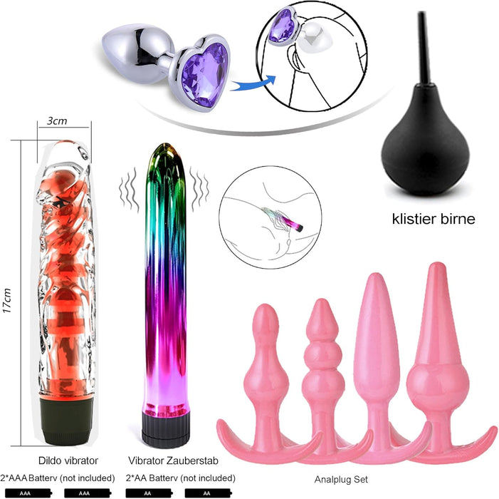 33 Dalių BDSM Rinkinys Poraoms – Įvairiapusė Žaidimų ir Sensorinė Patirtis