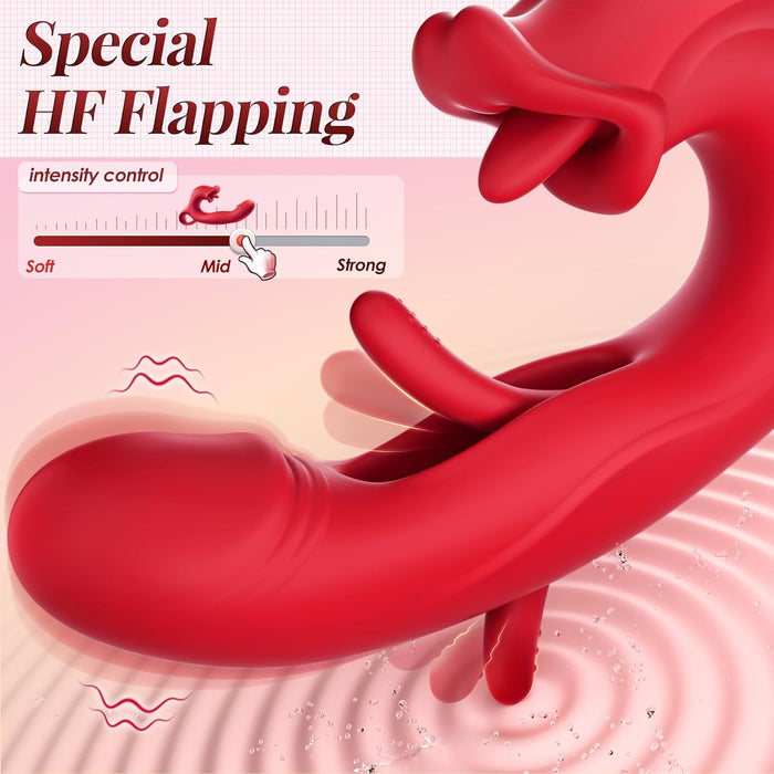 Vibrator for women with 7 tongue licking and 7 vibration modes