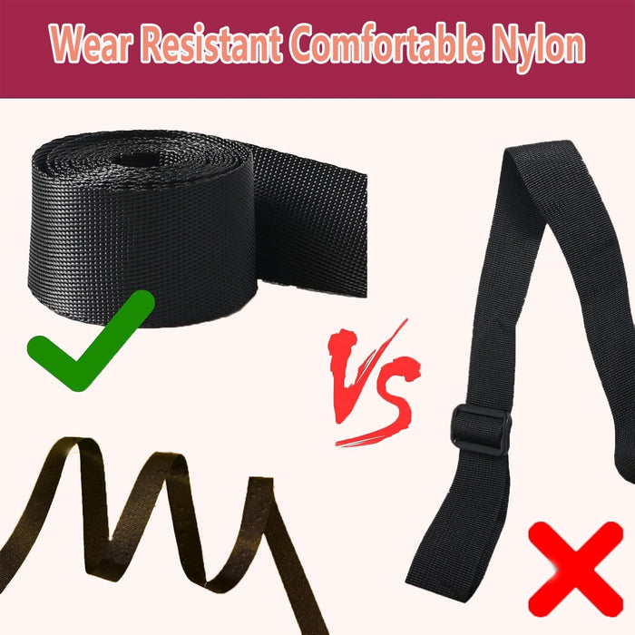 SM Bondage set with cuffs and adjustable straps - comfort and safety in games