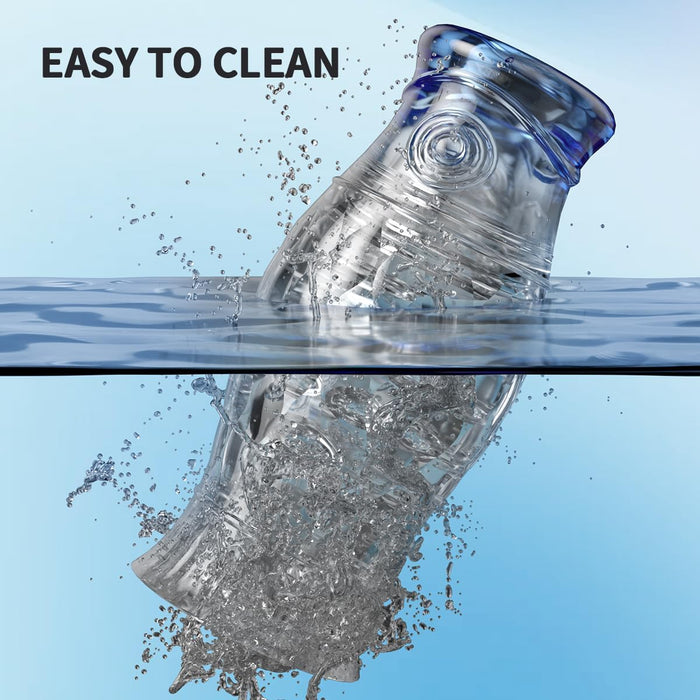 Realistinis vyriškas masturbatorius su unikalia 3D tekstūra ir lanksčiu dizainu