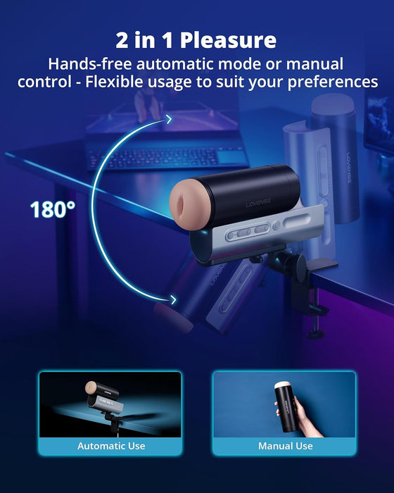 Solace Pro – Automatinis vyrams skirtas masturbatorius su App valdymu ir KI sistema