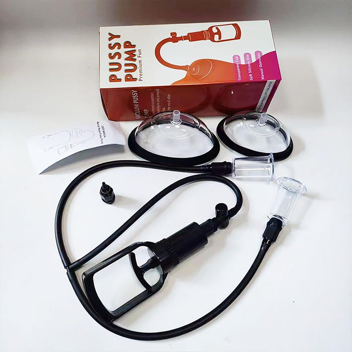 Minkšta vakuuminė pompa makšties ir spenelių stimuliavimui moterims