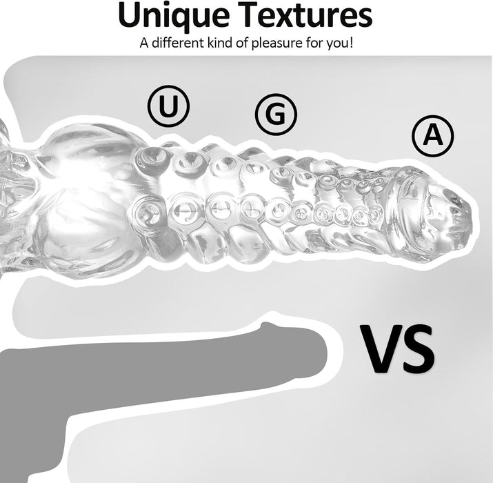 24 cm didelis tentaklio formos dildo su stipria prisitvirtinimo baze