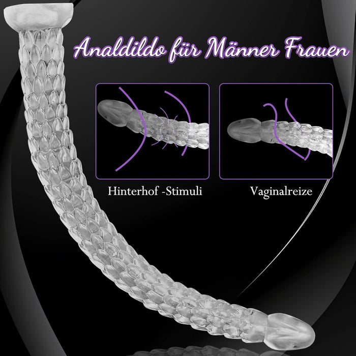 48 cm realistic XXL TPE dildo with strong suction base for women and men