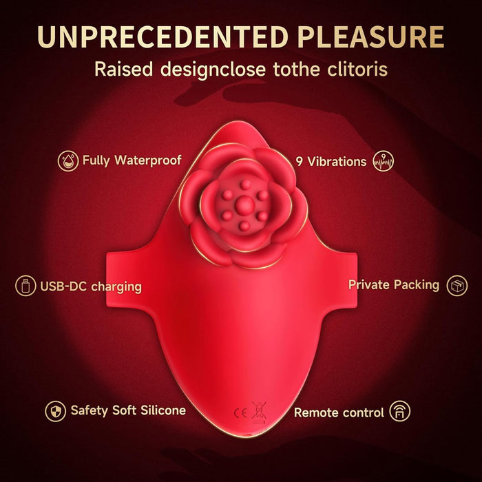 Elegant finger vibrator massager with 9 modes and remote control