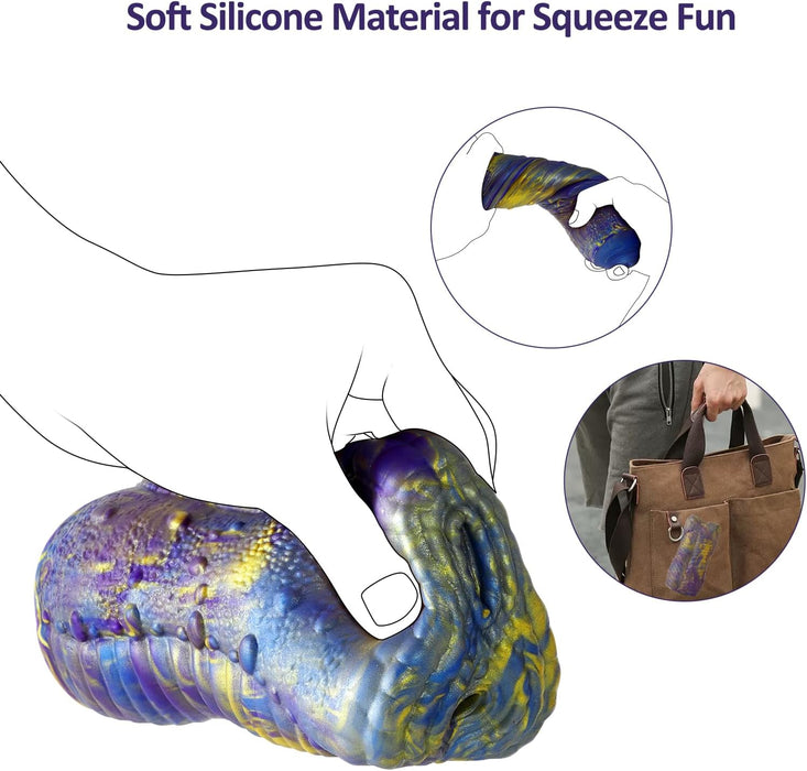 Realistiškas silikoninis vyriškas masturbatorius su stipria prisitvirtinimo guma