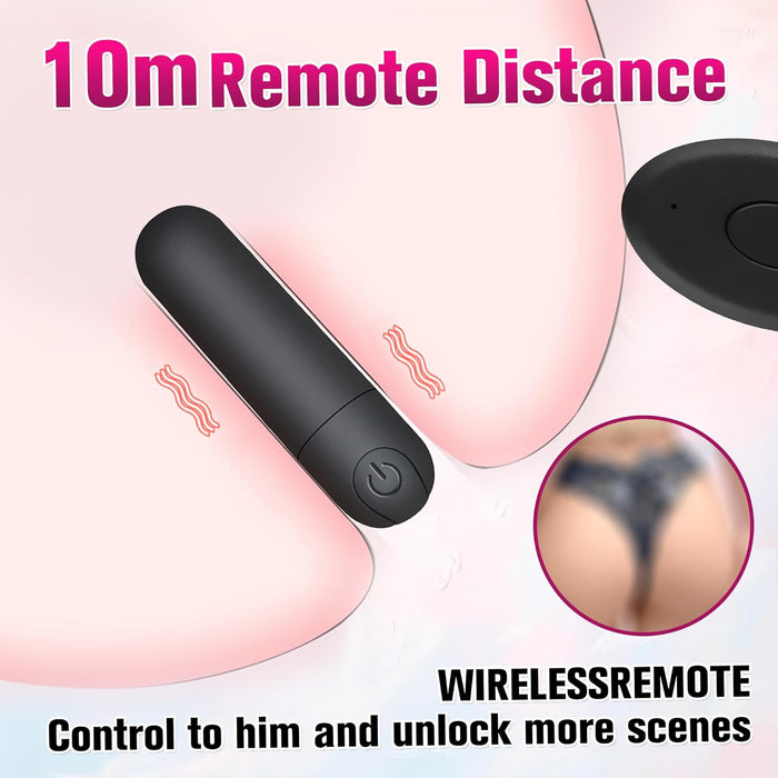 Wireless vibration modes and wireless remote control panties for women