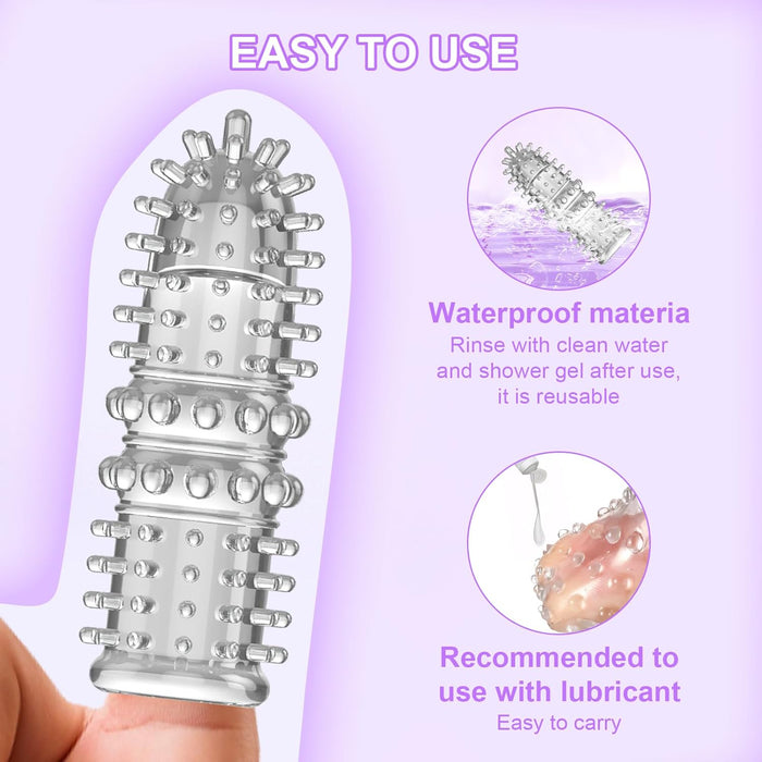 7-piece finger thimble set – erotic massage and stimulation