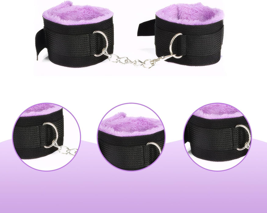 15 dalių pradedančiųjų SM varžtų rinkinys su odiniais antrankiais ir aklina kauke