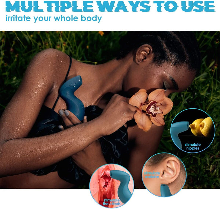 Diskretiškas Klitorio Stimuliatorius su Jautria Pulsavimo Technologija ir Galingu Siurbliu