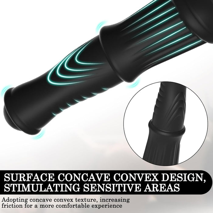 Dildo su stipria prisisiurbimo baze ir unikaliu reljefu malonumui