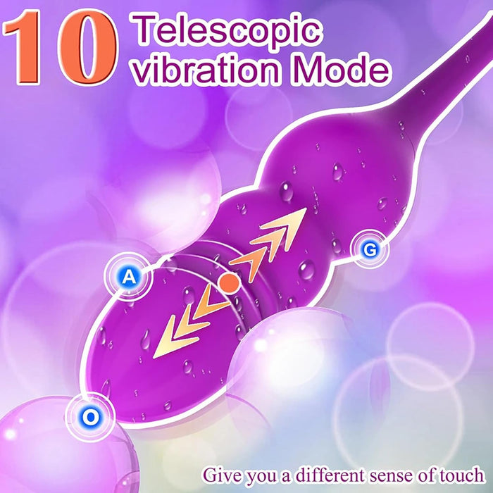 3-in-1 Vibrator for women with 10+10 vibration modes and screwdriver function