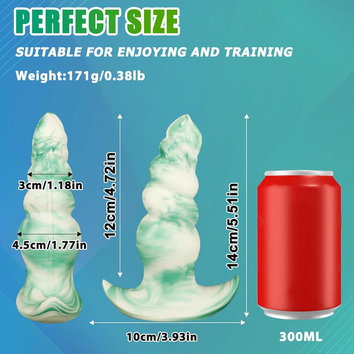 14 cm small anal plug with strong attachment base - for beginners and advanced users