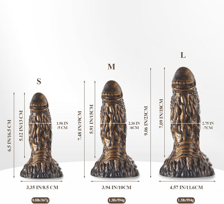 23 cm large silicone dildo with thick shaft and strong suction base