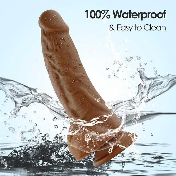 Realistic dildo with strong suction base for perfect play