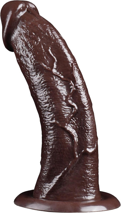XXL Didelis Juodas Realistinis 6,8 cm Storio Dildo su Siurbtuku