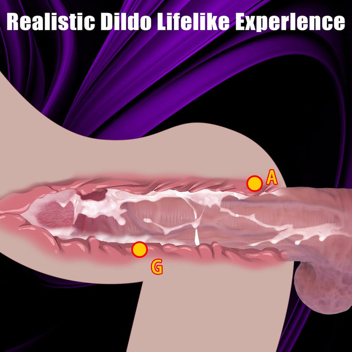 28 cm Realistic XXL Dildo with strong attachment leg
