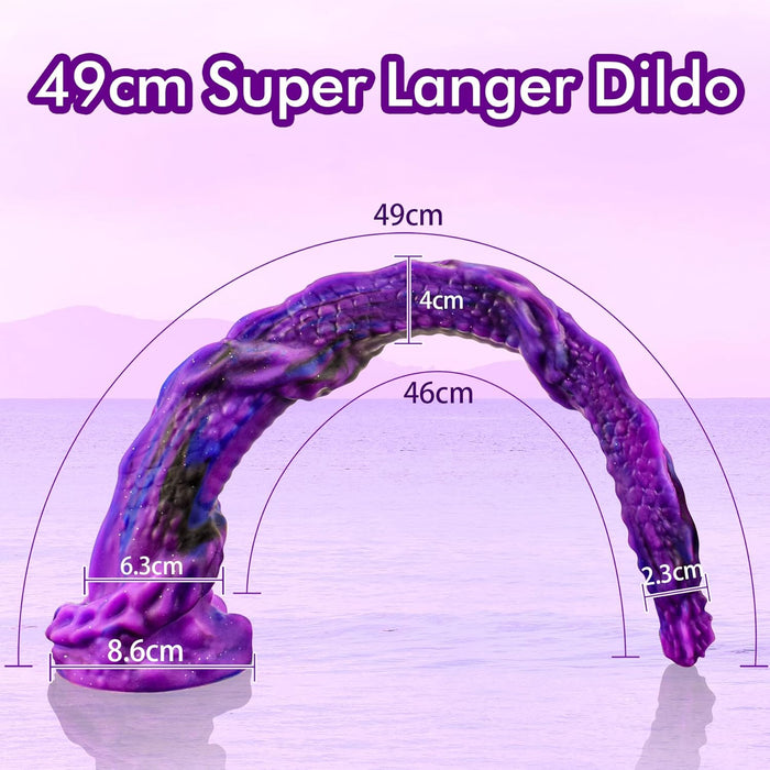 Dragon dildo XXL - 49 cm long toy for deep sensations