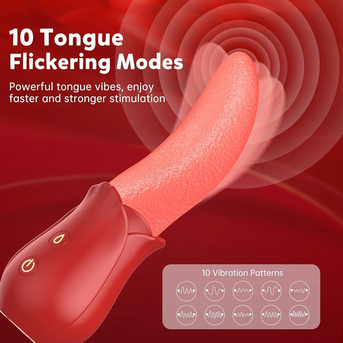 Dildo Vibrator for Women with 10 Vibration Modes – Silent, Waterproof, G-Spot and Clitoral Stimulator