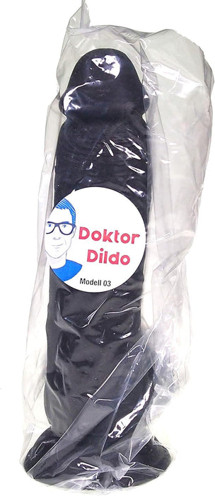 Doktor Dildo Model 03 „Der Solide“ – Lanksčios formos su stipria prisitvirtinimo siurbtuku