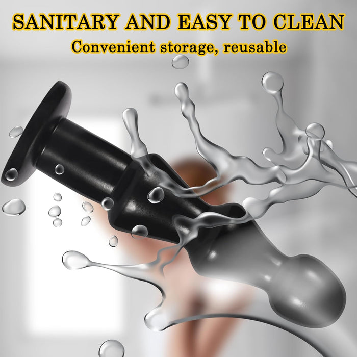 3.0 Balls XXL silicone dildo and large plug for pleasure