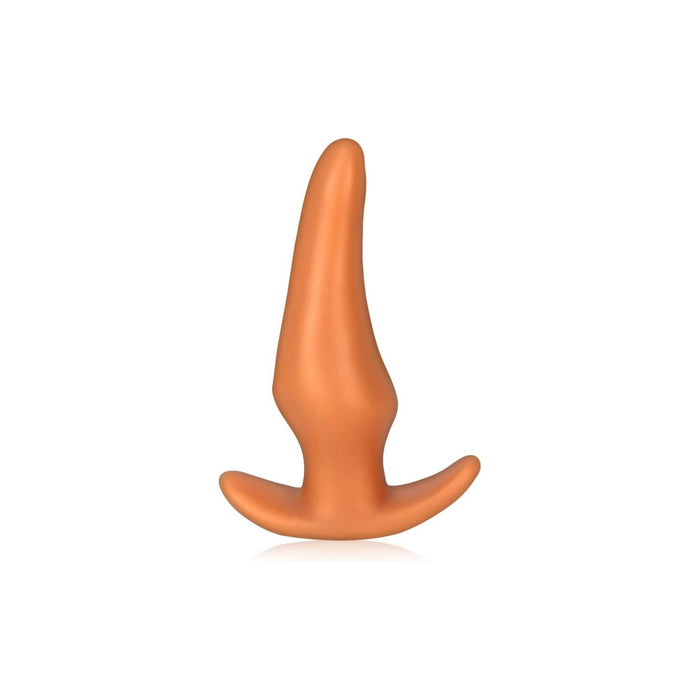 Super Soft Liquid Silicone Anal Plug with Secure Base Size M