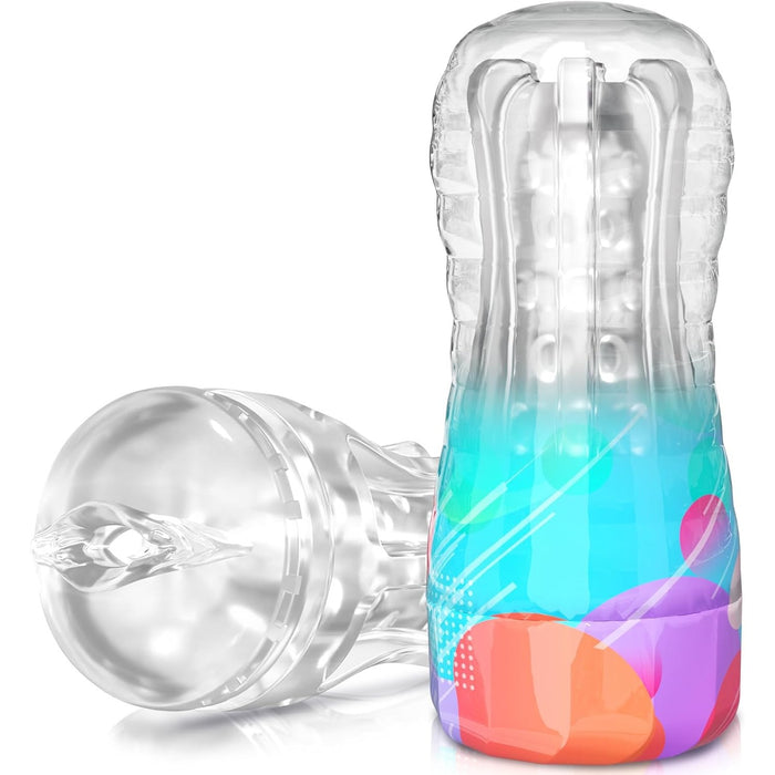 Realistinis Vyriškas Masturbatorius su Tekstūruotu Tuneliu ir Diskrečiu Dizainu