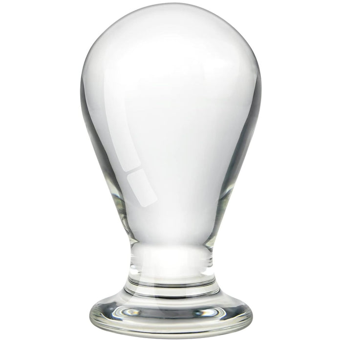 Stiklinis Analinis Kaištis „Kristalldildo“ – Skaidrus, Elegantiškas ir Vandeniui Atsparus