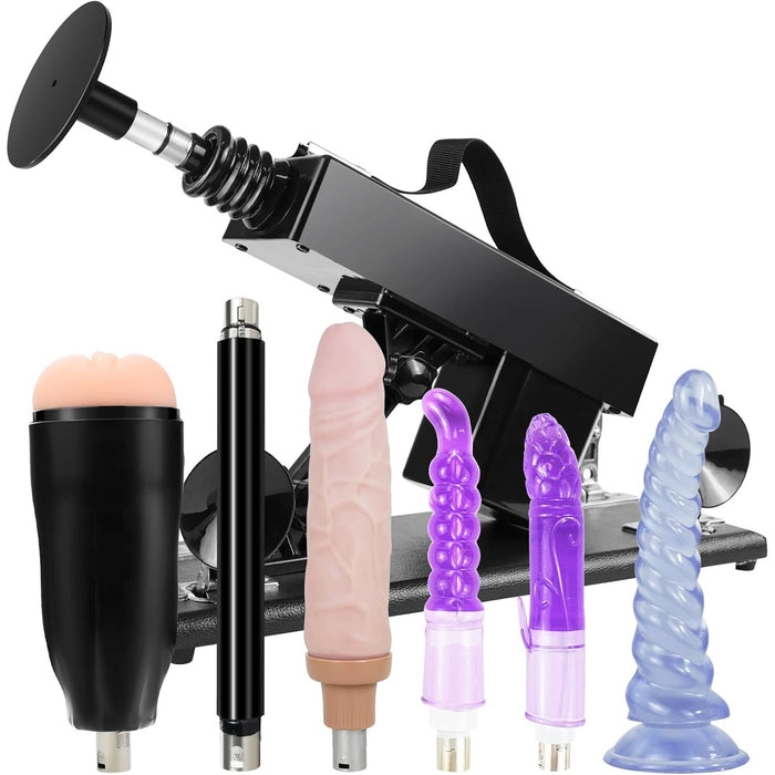 Automatinė sekso mašina su reguliuojamu greičiu ir kampu – universalus malonumas vyrams ir moterims