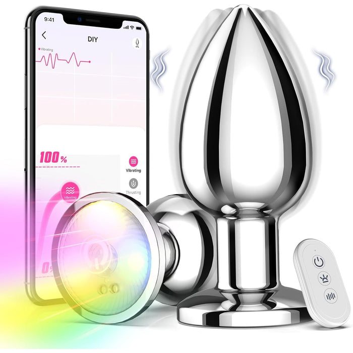 Analinis vibratorius vyrams su 9 vibracijos režimais ir nuotoliniu valdymu