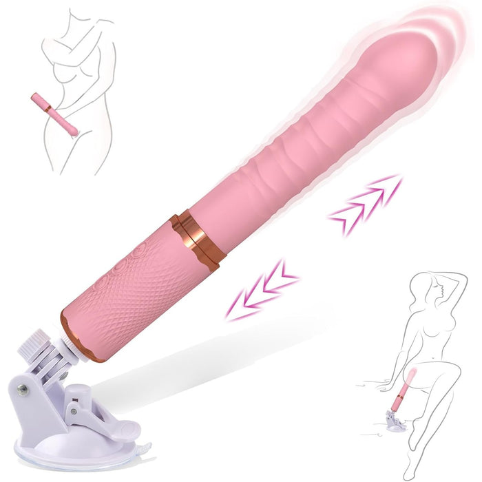 Vibrator for women with G-spot, anal and clitoral stimulation, 10 modes and heating function