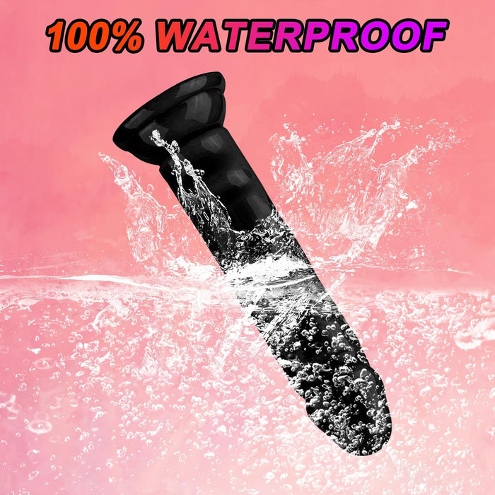 14.5 cm Black Soft Anal Dildo for Beginners with Strong Touch Suction Cup