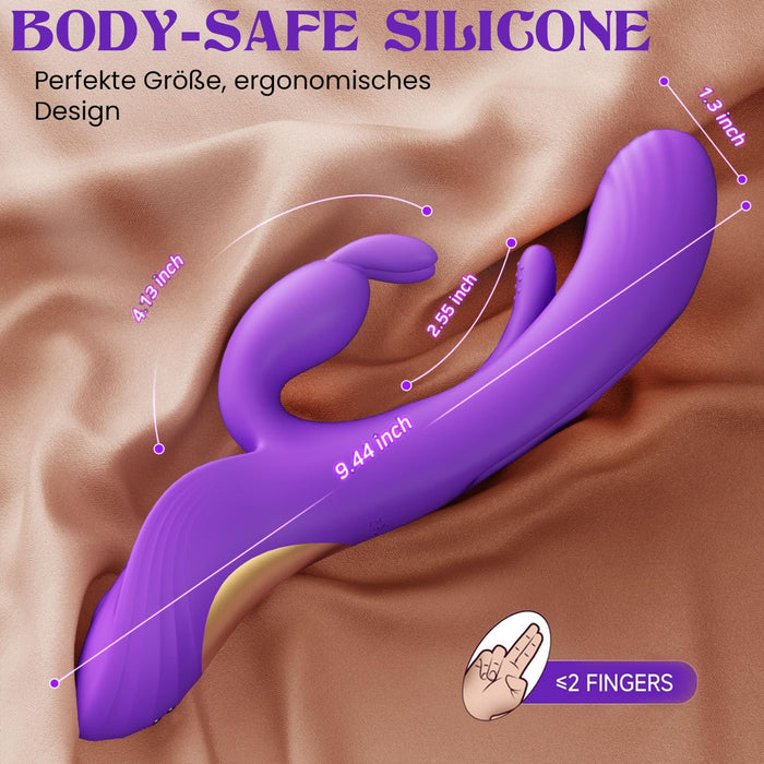 Elegant female vibrator with 7 modes and a unique convex design