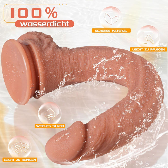 44.5 cm XXL Silicone Dildo – Long and Soft With Realistic Details
