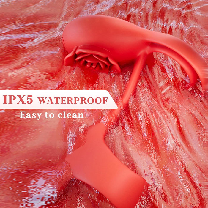 2-IN-1 Vibracijos Penio Žiedas poroms su 10 režimų ir klitorio stimuliacija