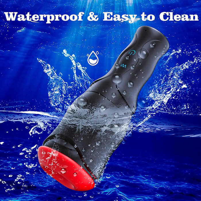 Electric Masturbator for Men with 10 Vibration and 5 Pressure Modes