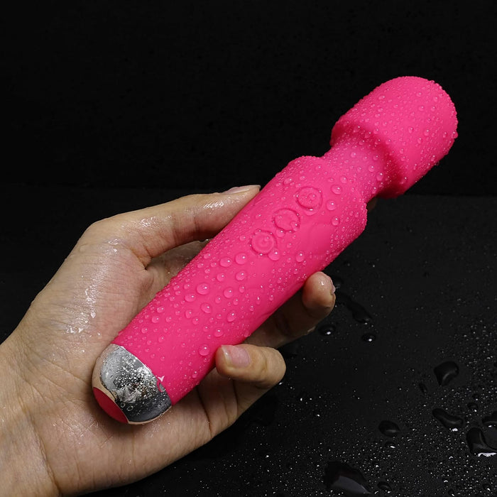 Vibrating massager for G-spot and clitoral stimulation with 8 modes