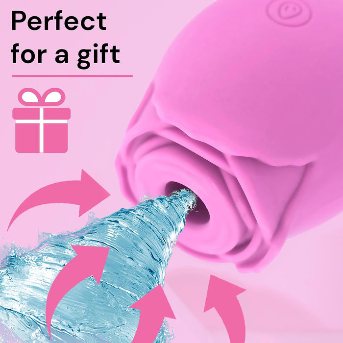 Klitorio siurblys su 10 darbo režimų, 6,6 cm ilgio ir USB įkraunamas vibratoriaus stimulus moterims