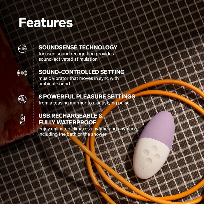 SIRI 3 Mini Vibratorius Moterims su SoundSense Technologija ir 8 Vibracijos Rūšimis